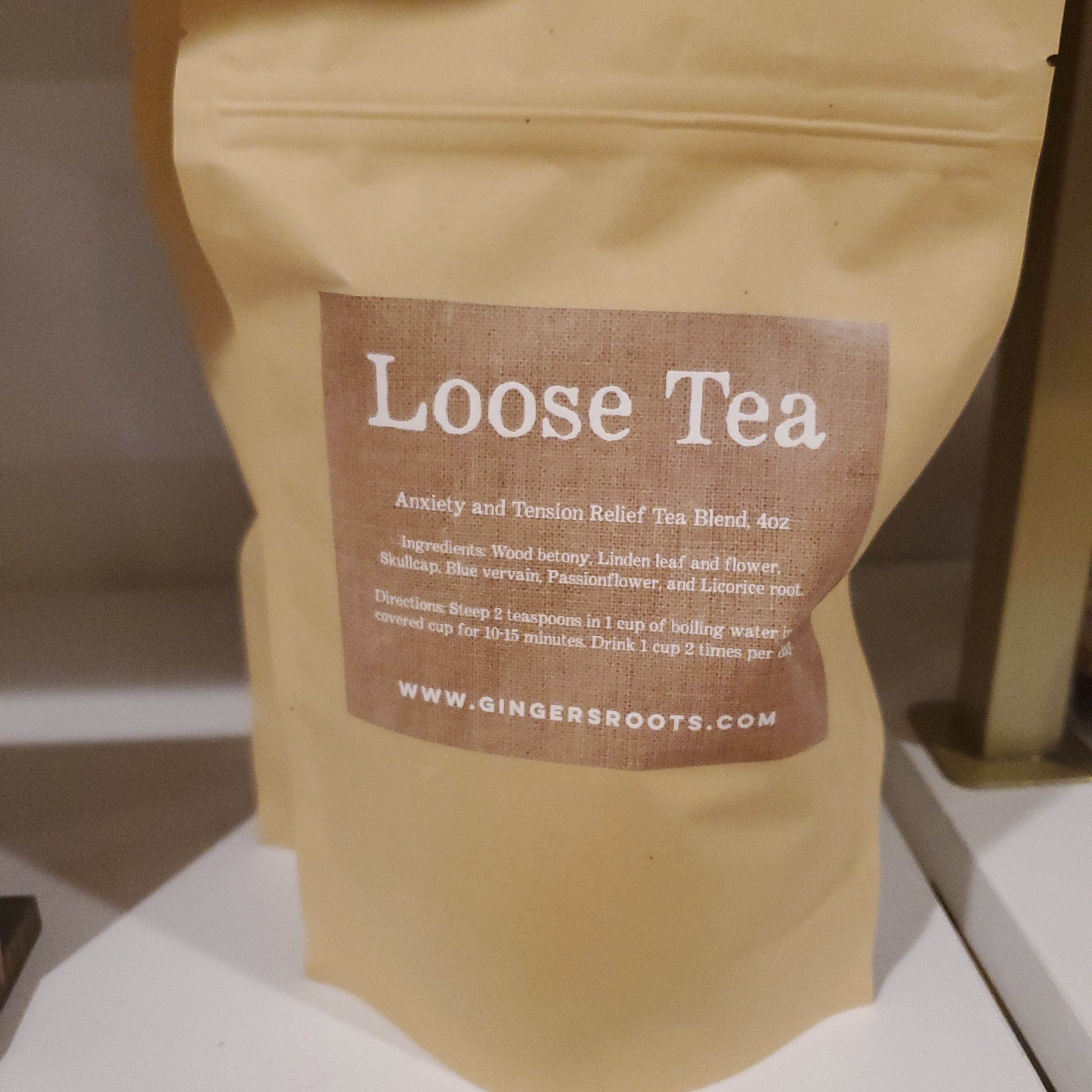 Anxiety and Tension Relief Tea Blend, 4oz