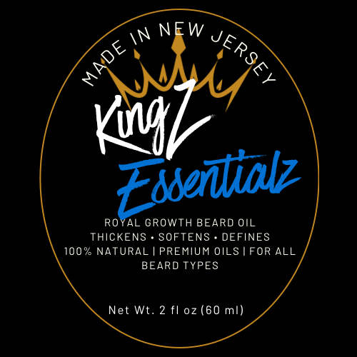 KingZ EssentialZ Premium Organic Beard Oil – Moisturizing, Growth-Enhancing & Non-Greasy Form