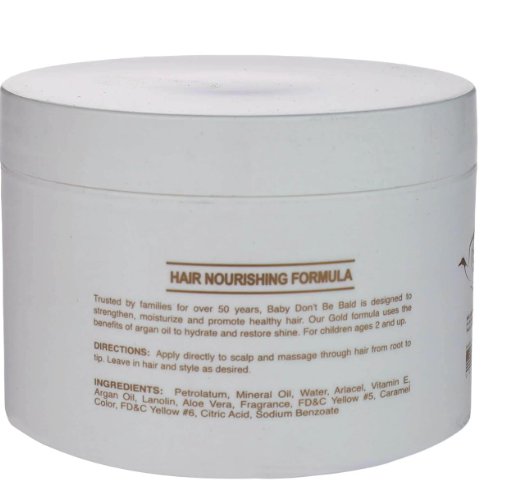 BABY DON'T BE BALD Gold Hair and Scalp Treatment