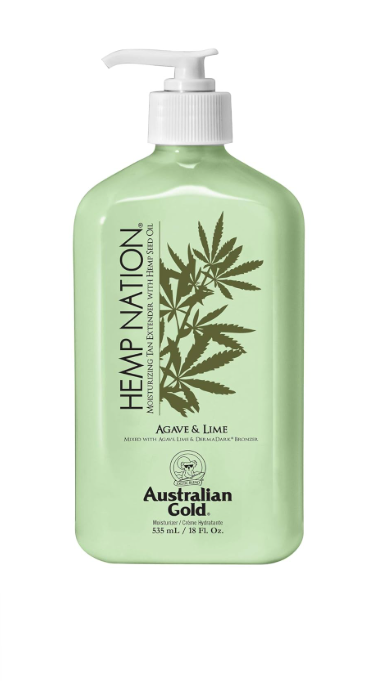 Australian Gold Hemp Nation Agave & Lime Moisturizing Tan Extender with Hemp Seed Oil