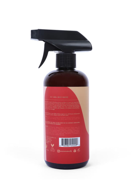 As Am JBCO Water 16 oz - Nano Curl Strengthener - Moisturizes and Detangles - Anti-Frizz - Increases Fiber Strength - Enriched with Jamaican Black Castor Oil, Vitamin C, and Vitamin E
