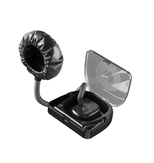 Andis 80745 Ionic Professional Bonnet Hair Dryer - Includes 40" Flexible Hose & Convenient Storage Case, Fits on Average Size of 1" Roller, 2-Speed/ 2 Heat Settings for Styling - 500 Watts
