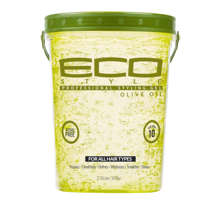 Eco Style Gel Olive Oil Styling Gel - Adds Shine and Tames Split Ends - Delivers Moisture to the Scalp - Nourishes And Repairs - Provides Weightless and Superior Hold - Ideal for all Hair - 80 oz