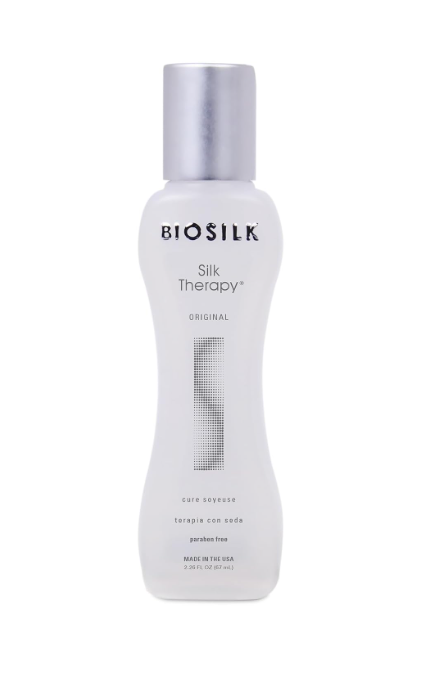 BioSilk Silk Therapy Original, Reconstructing Treatment For Adding Shine & Helping Prevent Split Ends, Sulfate, Paraben, & Cruelty-Free, 2.26 Oz