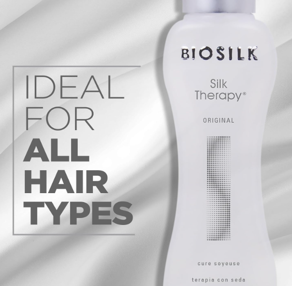 BioSilk Silk Therapy Original, Reconstructing Treatment For Adding Shine & Helping Prevent Split Ends, Sulfate, Paraben, & Cruelty-Free, 2.26 Oz