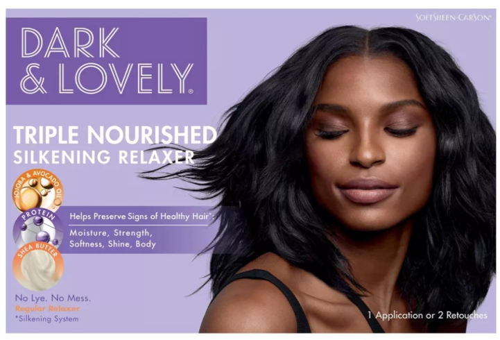 SoftSheen-Carson Dark and Lovely Triple Nourished Silkening No-Lye Relaxer with Shea Butter, Regular