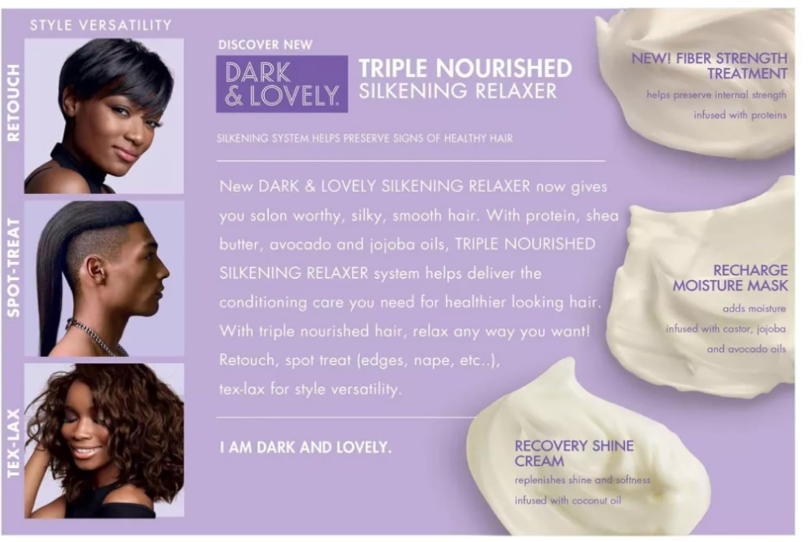 SoftSheen-Carson Dark and Lovely Triple Nourished Silkening No-Lye Relaxer with Shea Butter, Regular